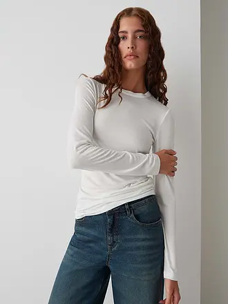 OPUS | Langarmshirt SIFA | creme